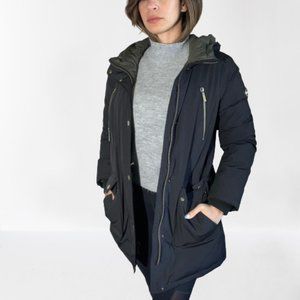 Calvin Klein Hooded Faux-Fur-Trim Puffer Coat